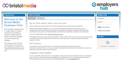 Desktop Screenshot of employers.bristolmedia.co.uk