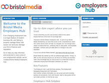Tablet Screenshot of employers.bristolmedia.co.uk